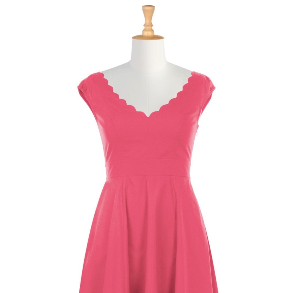 🔴Final Price! eShakti Virginia Dress Red L/14